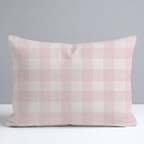 Juliet's Garden Bubble Gingham Throw Pillow - Lemon Park