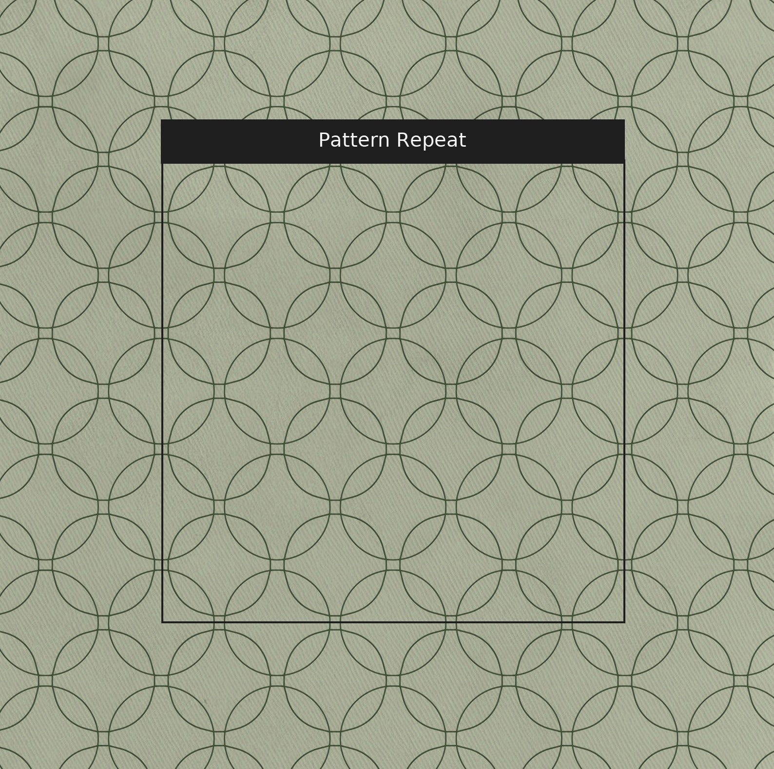 The Silk Garden Sage Diamond - Fabric